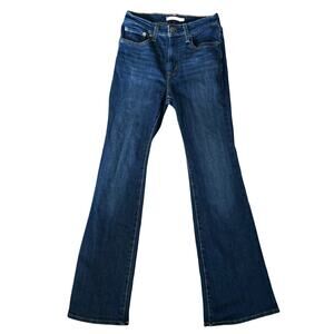 Levi’s Jeans 726 High Rise Flare Womens 27 Dark Wash Stretch Denim